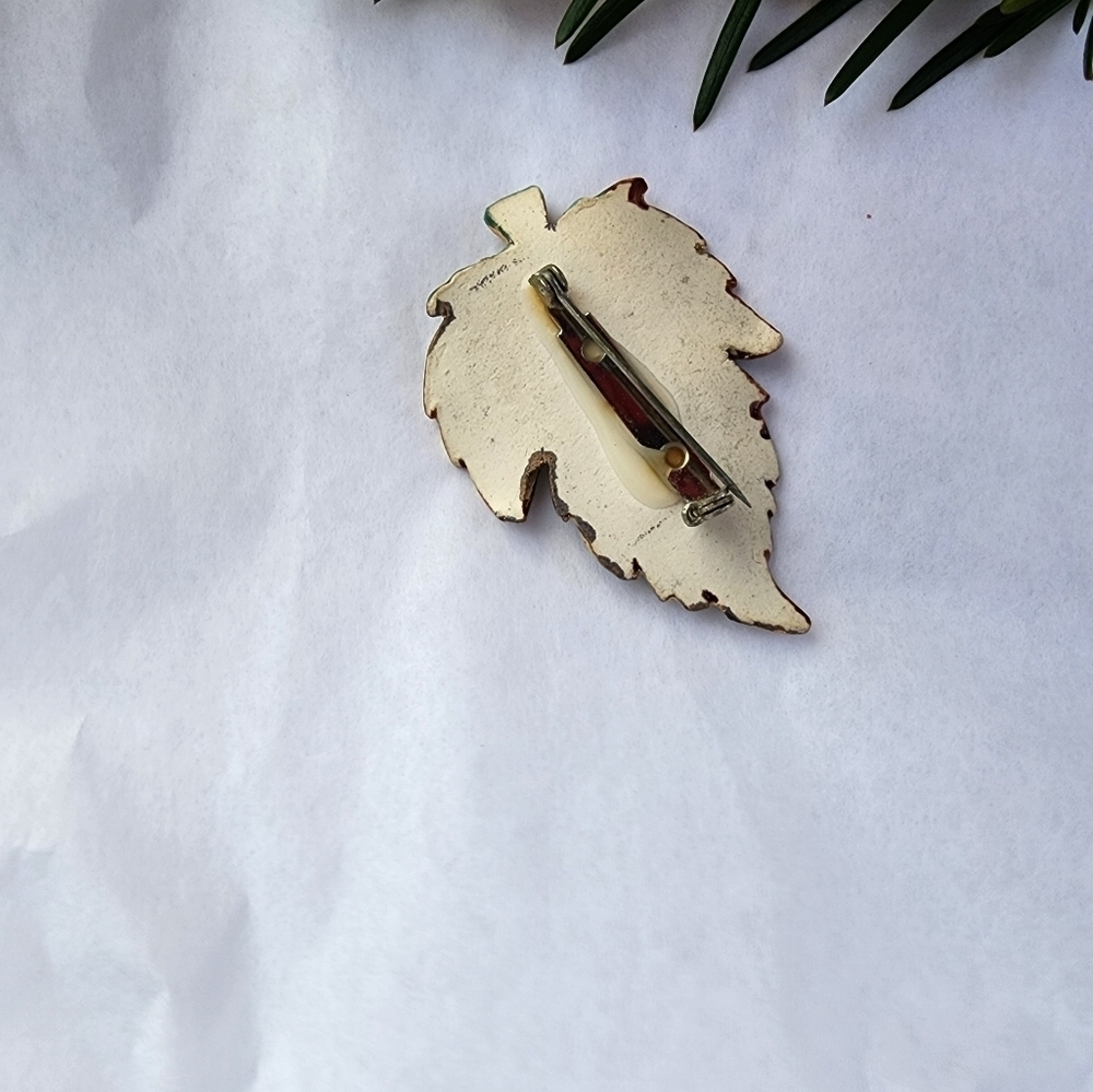 Vintage Ceramic leaf set - Picture 3 of 6